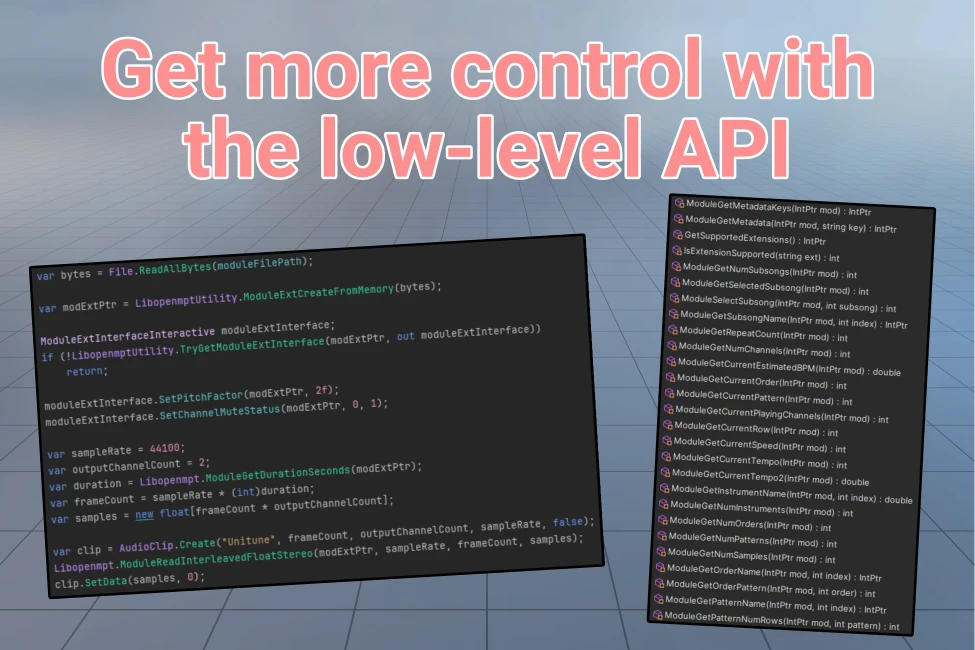 Low-level API